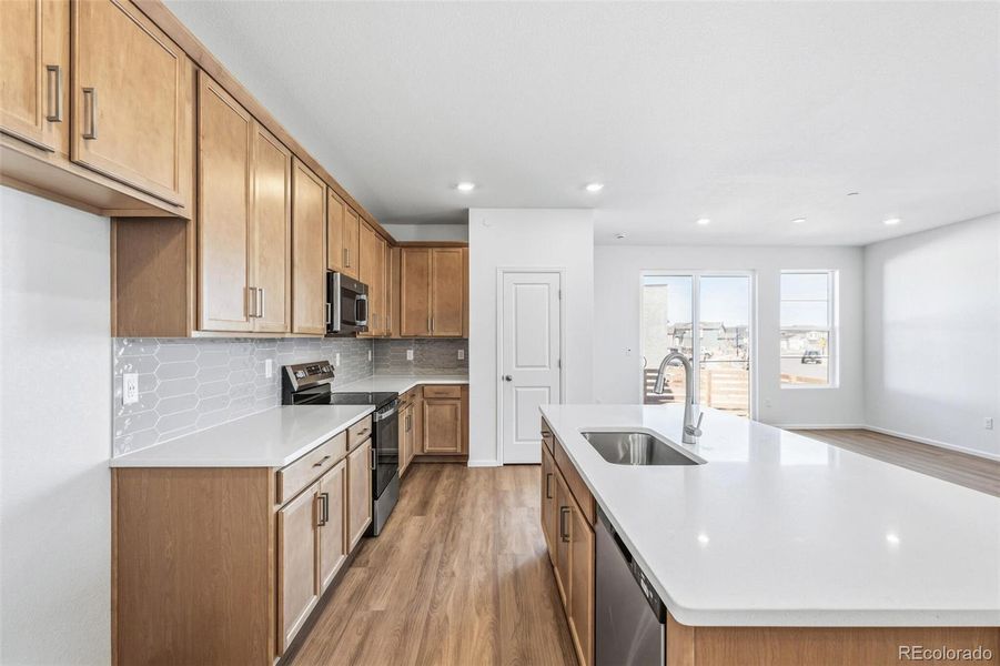 Furnished interior view inside a new home in Legato, Commerce City (Image 8).