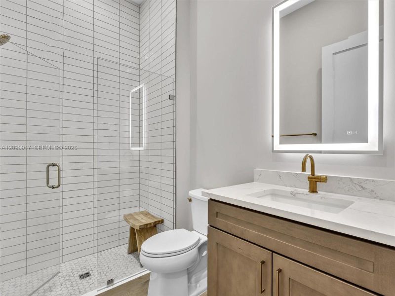 Furnished interior view inside a new home in , Davie (Image 38).