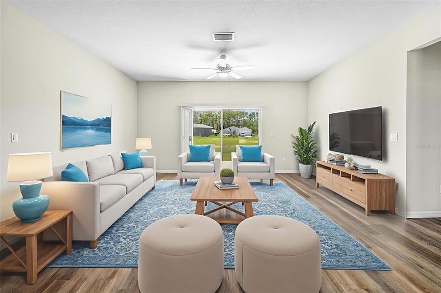 Furnished interior view inside a new home in , Brooksville (Image 13).