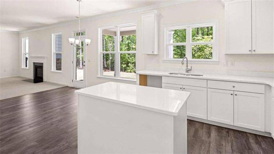 Furnished interior view inside a new home in Wildwood, Covington (Image 9).