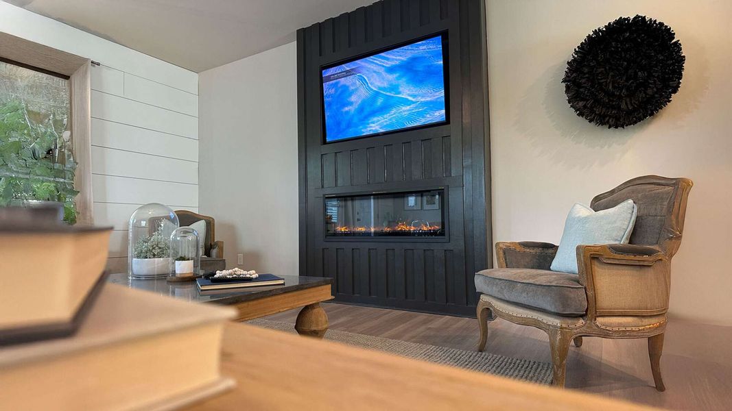 Furnished interior view inside a new home in Nickel Creek at Newnan Crossing, Newnan (Image 6).