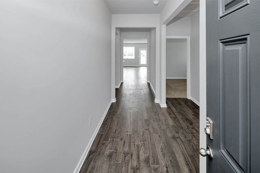 Representative unfurnished interior of a home built from the Aria by D.R. Horton in The Abbey at Trolley Run Station, Aiken (Image 21).