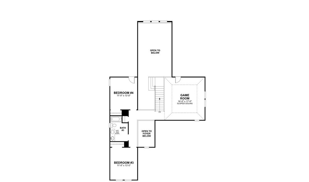 2D floor plan layout of this home in Vintage Village, Argyle, TX (Image 5). 2D floor plan layout of this home in Vintage Village, Argyle, TX (Image 5).