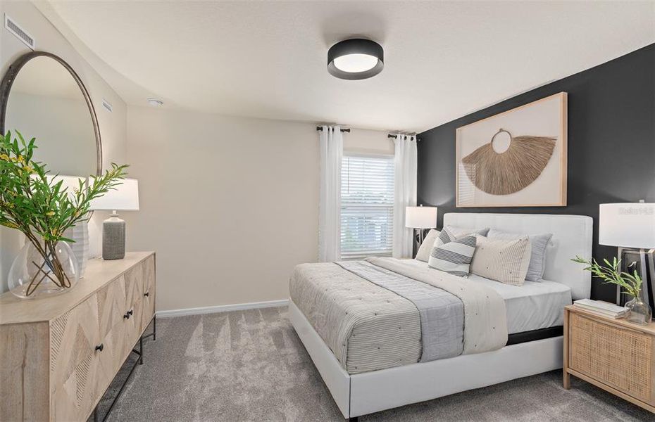 Furnished interior view inside a new home in Oviedo Square, Oviedo (Image 16).