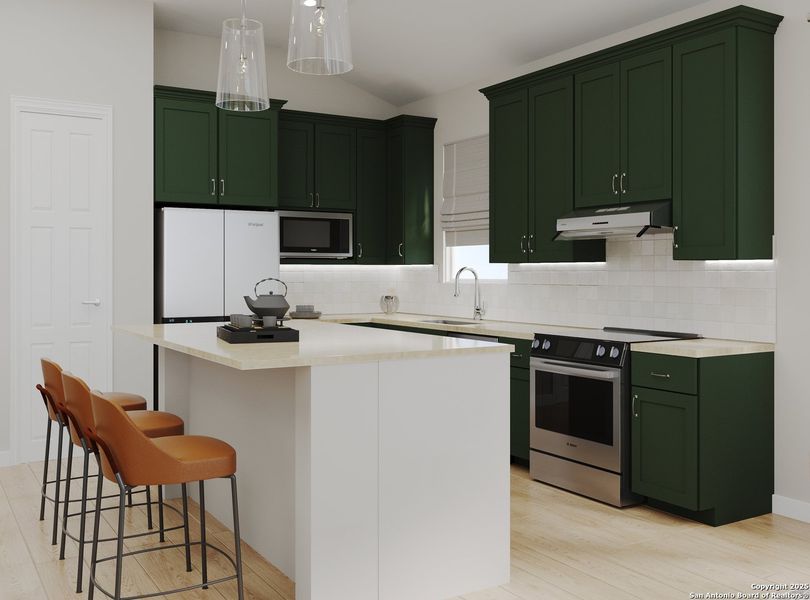 Furnished interior view inside a new home in Westridge, San Antonio (Image 3). Furnished interior view inside a new home in Westridge, San Antonio (Image 3).