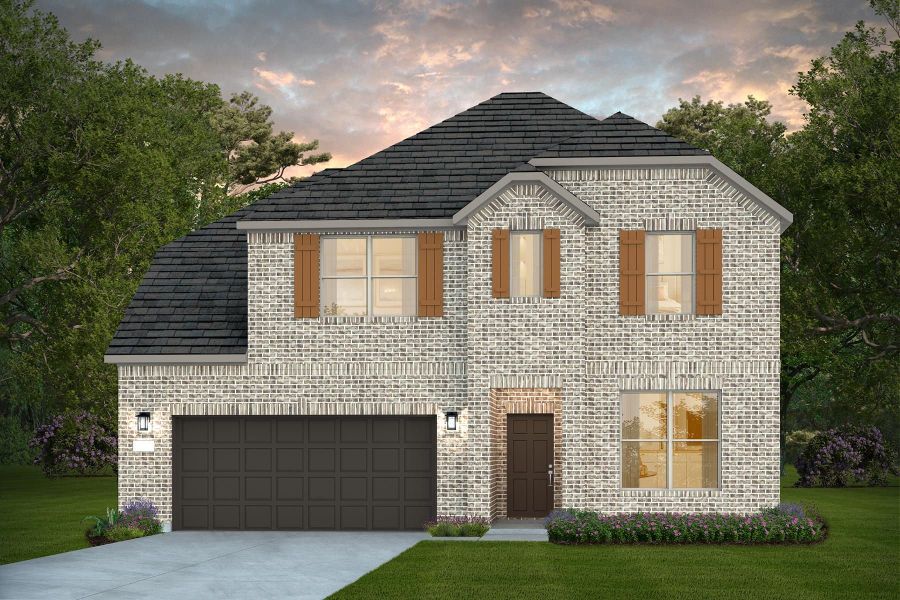 Representative exterior photo of a completed home built from the Wheeler by Pulte Homes in Nopal Valley, San Antonio, TX (Image 8). Representative exterior photo of a completed home built from the Wheeler by Pulte Homes in Nopal Valley, San Antonio, TX (Image 8).