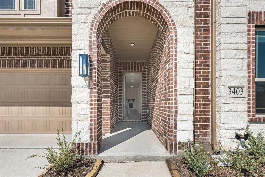 Exterior details and patio area of a home in Liberty, Melissa (Image 20). Exterior details and patio area of a home in Liberty, Melissa (Image 20).