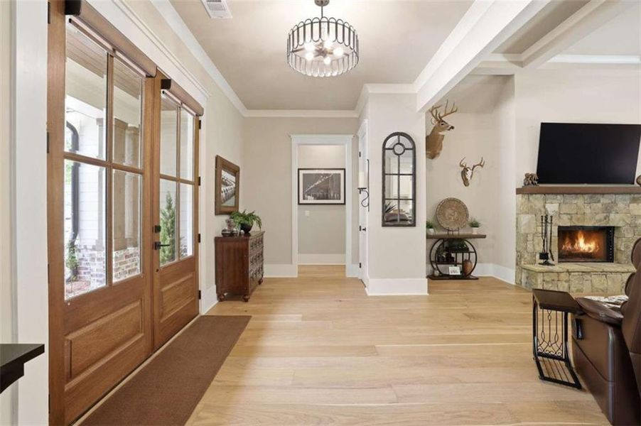 Furnished interior view inside a new home in , Clarkesville (Image 17).