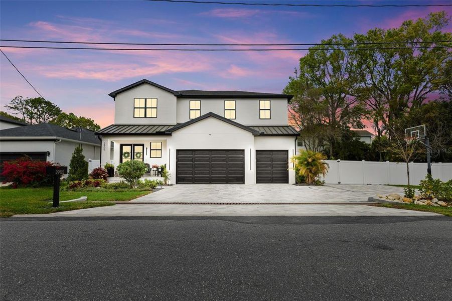 Front exterior of a new home in , Tampa, FL, highlighting curb appeal (Image 28).