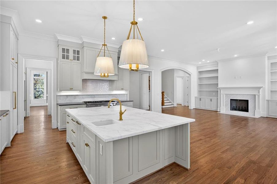 Furnished interior view inside a new home in , Smyrna (Image 12).
