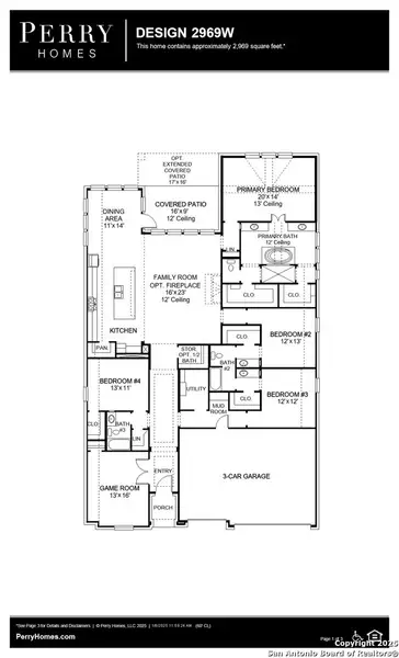 2D floor plan layout of this home in Alsatian Oaks 60', Castroville, TX (Image 3). 2D floor plan layout of this home in Alsatian Oaks 60', Castroville, TX (Image 3).