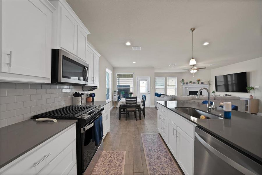 Furnished interior view inside a new home in Pecan Square, Northlake (Image 7).