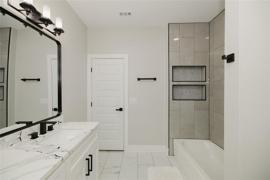 Furnished interior view inside a new home in , Greenville (Image 6).