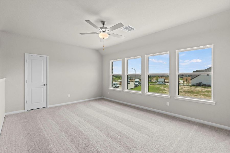 Spacious, unfurnished interior of a new home in Bridgeland, Cypress (Image 27).