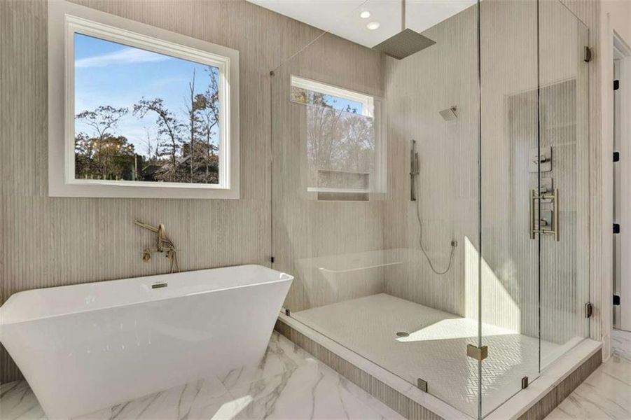 Furnished interior view inside a new home in , Brooks (Image 7).