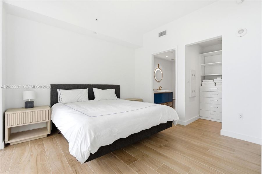 Furnished interior view inside a new home in , Miami (Image 16).