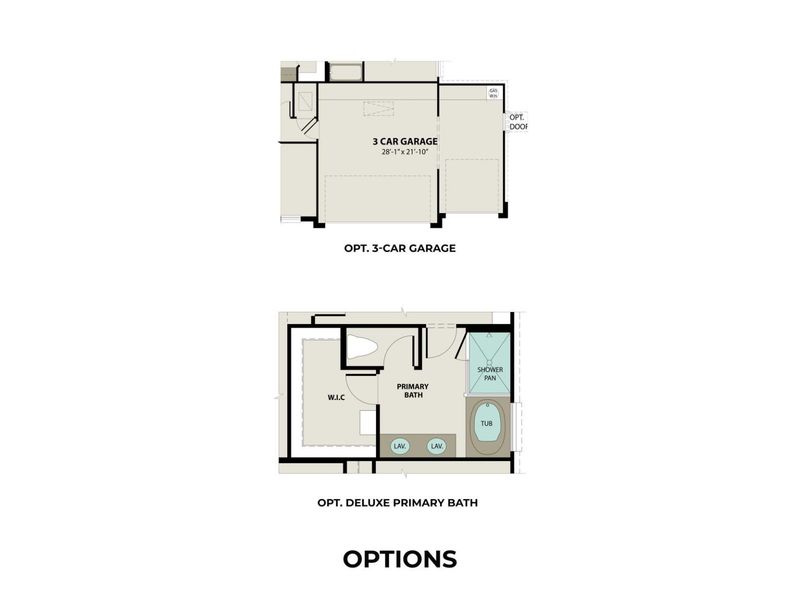 2D floor plan layout for the The Riviera A by Davidson Homes LLC in Sunterra, Katy, TX (Image 4). 2D floor plan layout for the The Riviera A by Davidson Homes LLC in Sunterra, Katy, TX (Image 4).