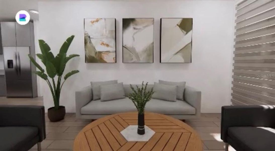 Furnished interior view inside a new home in , Dunnellon (Image 8).