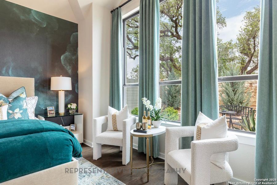 Furnished interior view inside a new home in Mayfair: 50ft. lots, New Braunfels (Image 13).