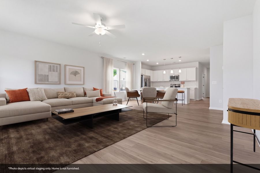 Furnished interior view inside a new home in Piper Creek, Newton (Image 9).
