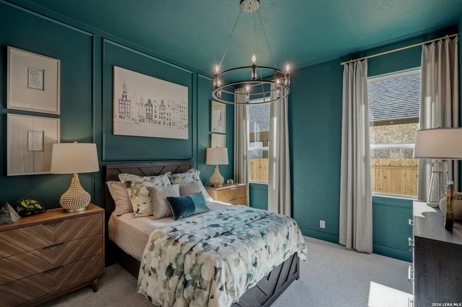 Furnished interior view inside a new home in Stillwater Ranch, San Antonio (Image 19).