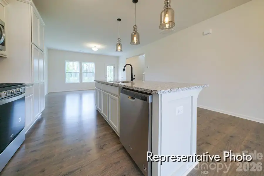 Furnished interior view inside a new home in Morgan Hills, Albemarle (Image 3).