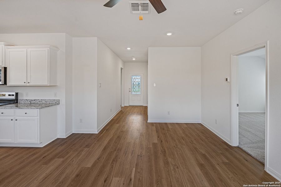 Furnished interior view inside a new home in Rosewood Estates, Lytle (Image 11).