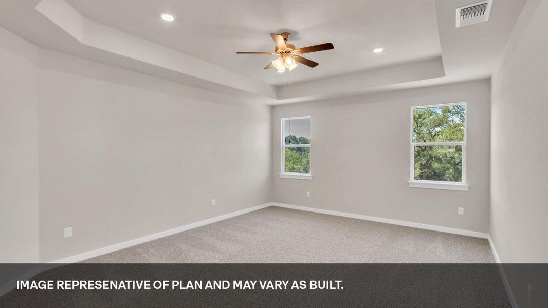 Spacious, unfurnished interior of a new home in Rosenbusch Ranch, Leander (Image 33). Spacious, unfurnished interior of a new home in Rosenbusch Ranch, Leander (Image 33).