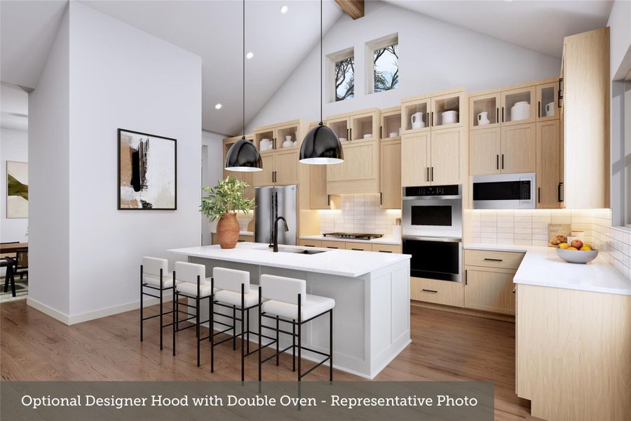 Furnished interior view inside a new home in The Woodlands Hills - Premier Collection, Willis (Image 9).