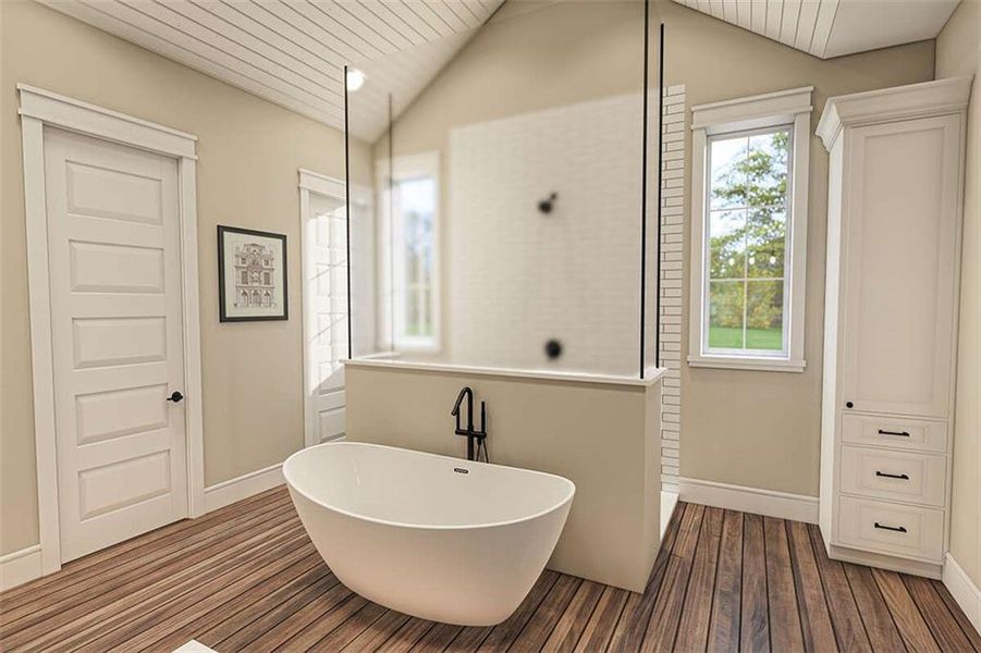 Furnished interior view inside a new home in , Maysville (Image 13).