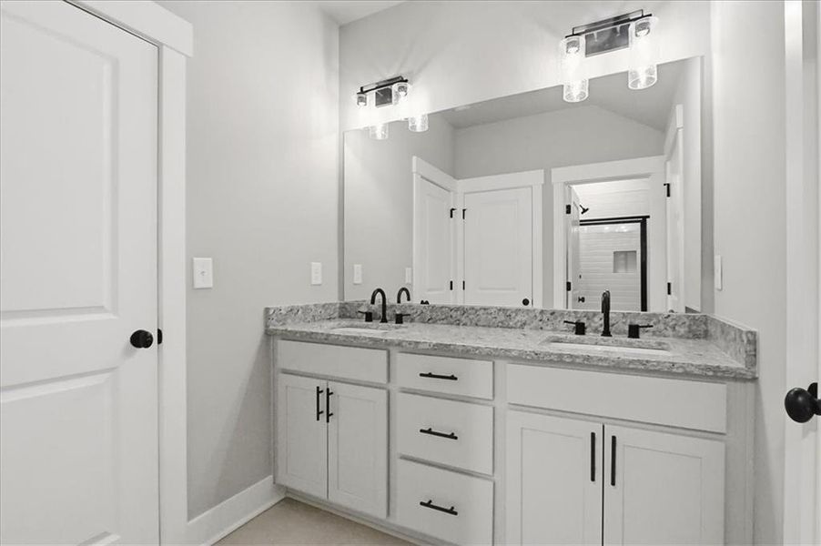 Furnished interior view inside a new home in Old Town Estates, Dacula (Image 33).