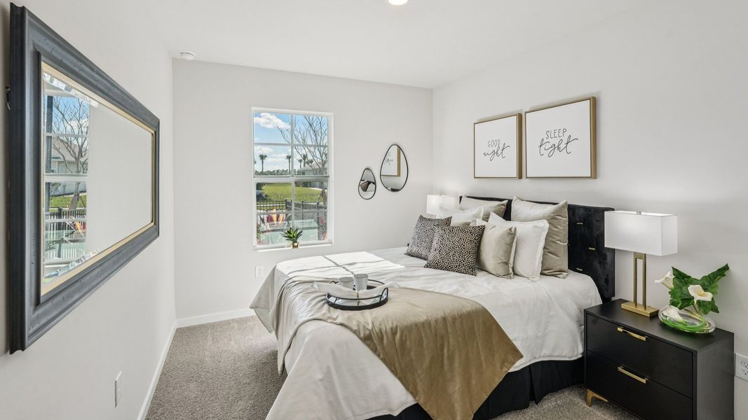 Furnished interior view inside a new home in Palmetto Landing at Babcock Ranch Express, Punta Gorda (Image 14).