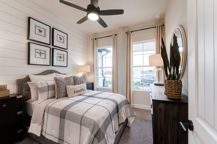 Representative furnished interior of a home built from the Messina by Beazer Homes in Bridgeland: Signature Collection, Cypress (Image 13).