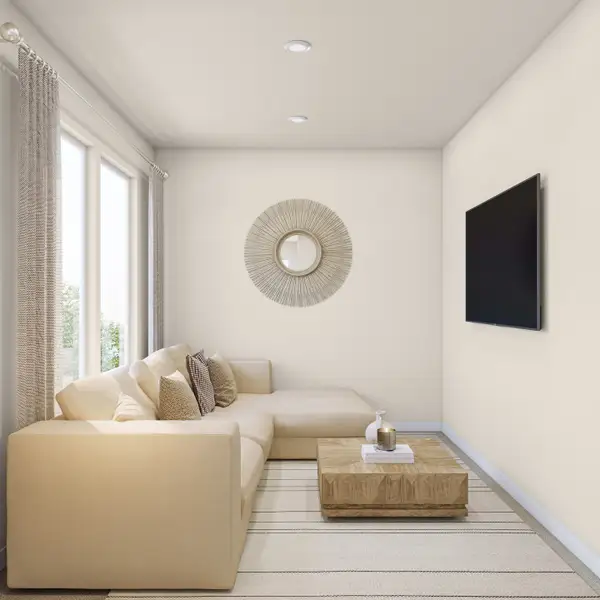 Representative furnished interior of a home built from the Lantana by Tri Pointe Homes in Terrace Collection At Turner's Crossing, Buda (Image 9).