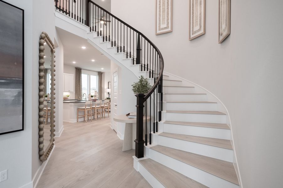 Representative furnished interior of a home built from the Cormorant by Tri Pointe Homes in Trillium, Richmond (Image 4).