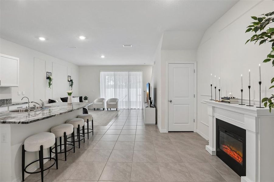 Furnished interior view inside a new home in Easthaven, Tampa (Image 12). Furnished interior view inside a new home in Easthaven, Tampa (Image 12).