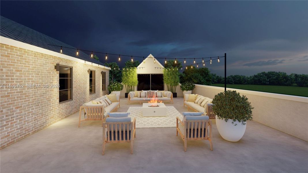 Exterior details and patio area of a home in , Southwest Ranches (Image 37). Exterior details and patio area of a home in , Southwest Ranches (Image 37).
