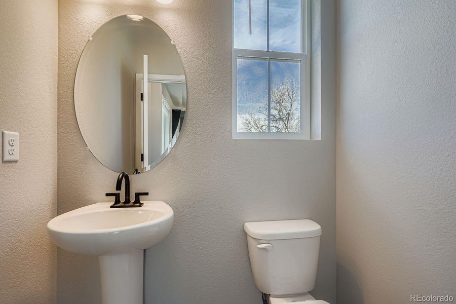 half bath on main floor