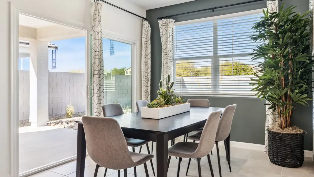 Furnished interior view inside a new home in Desert Moon Estates, Buckeye (Image 12).