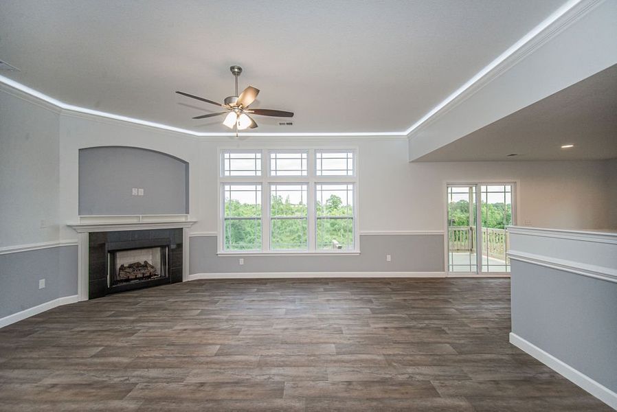 Representative unfurnished interior of a home built from the Arcadimont by Enchanted Homes in Ballentine Ridge, Lyman (Image 35). Representative unfurnished interior of a home built from the Arcadimont by Enchanted Homes in Ballentine Ridge, Lyman (Image 35).