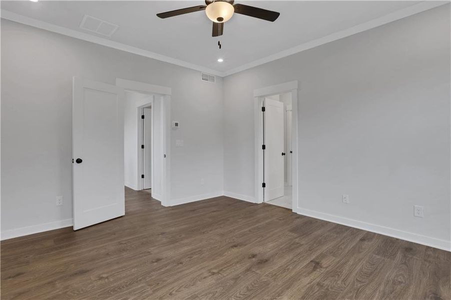 Spacious, unfurnished interior of a new home in The Groves at Myrtle, Roswell (Image 14).