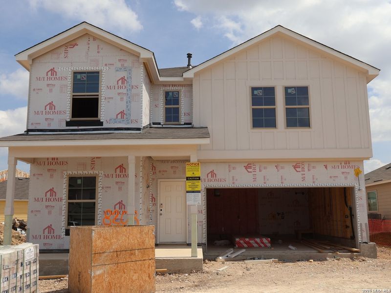 In-progress construction of a new home in Agave, San Antonio, TX (Image 38).