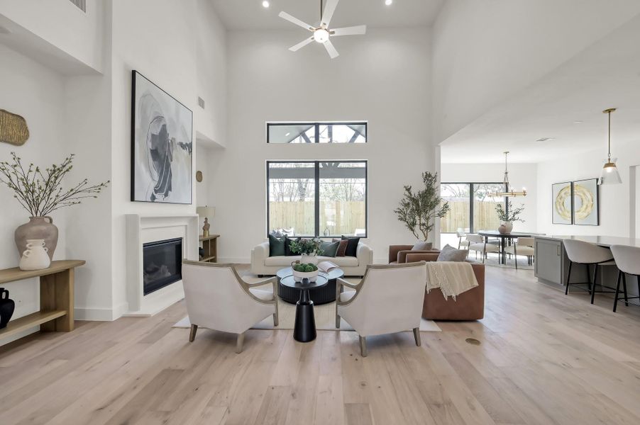 Furnished interior view inside a new home in , Houston (Image 11). Furnished interior view inside a new home in , Houston (Image 11).