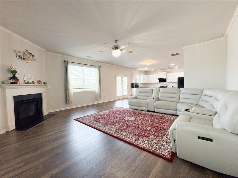 Furnished interior view inside a new home in , Cumming (Image 13).