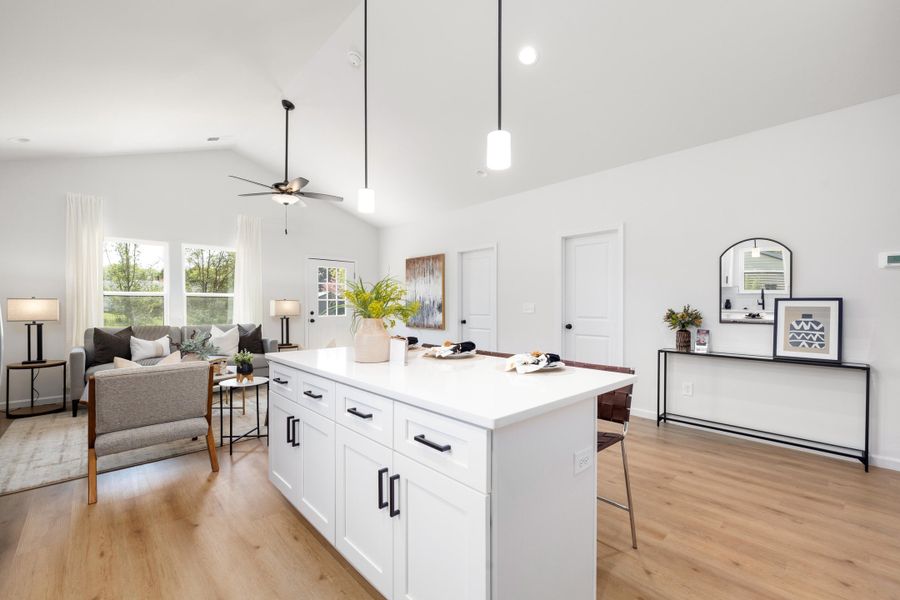 Furnished interior view inside a new home in , Charleston (Image 10).
