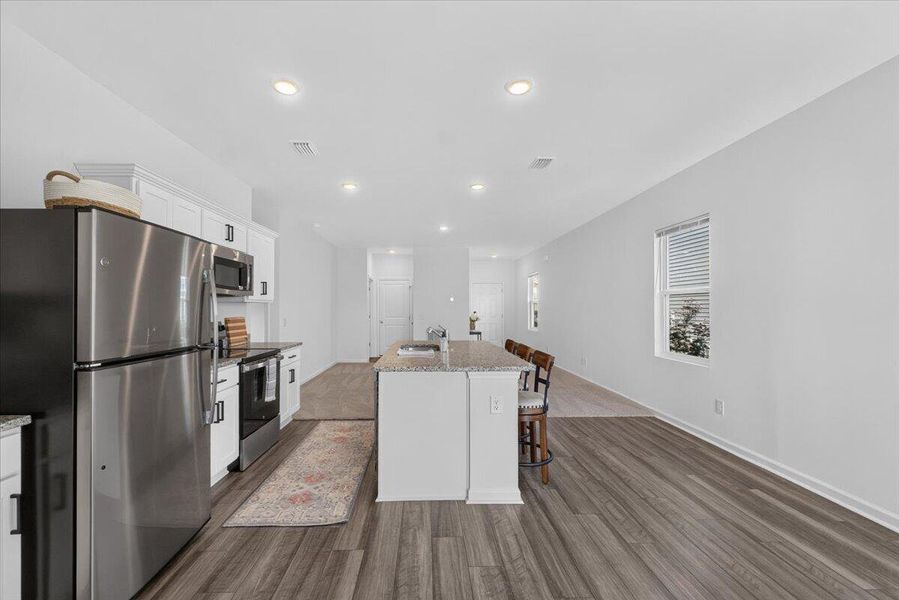 Furnished interior view inside a new home in Pender Woods at Cane Bay, Summerville (Image 17).