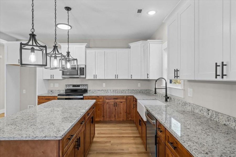 Furnished interior view inside a new home in , Dalton (Image 12).