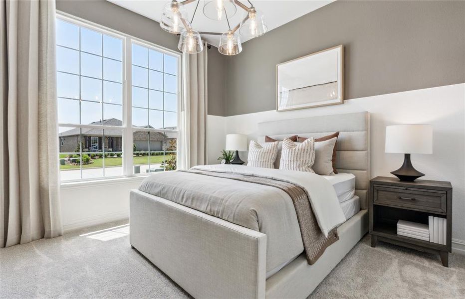 Secondary bedroom *actual home pictured, furniture not included Secondary bedroom *actual home pictured, furniture not included