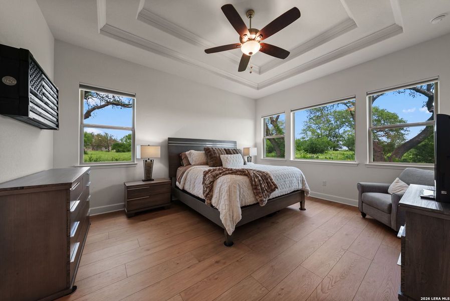 Furnished interior view inside a new home in Legend Park, Castroville (Image 27).