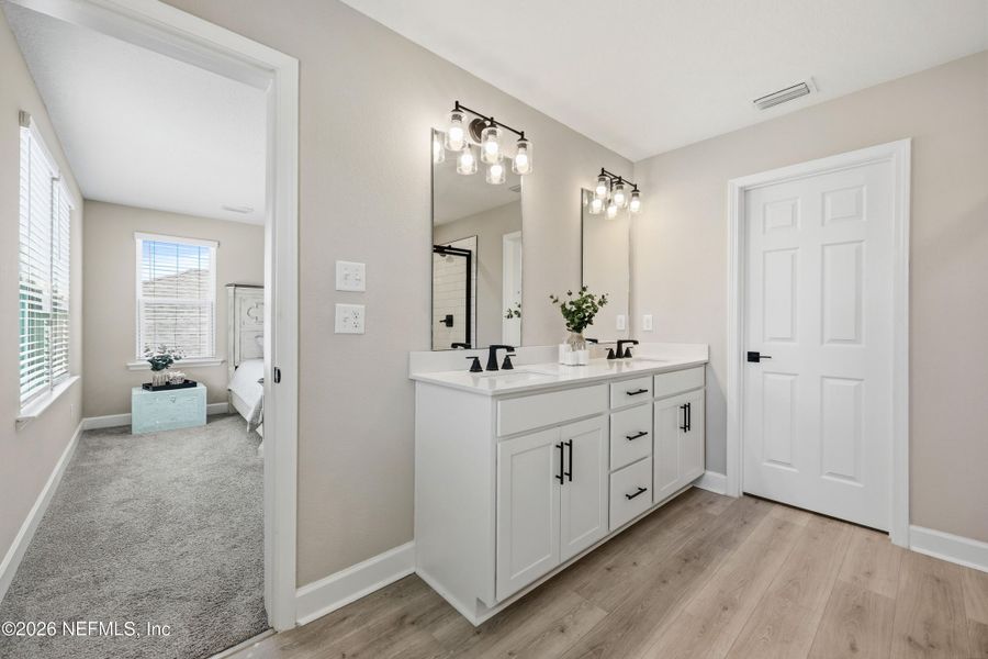 Furnished interior view inside a new home in Elm Creek at Silverleaf, St. Augustine (Image 39). Furnished interior view inside a new home in Elm Creek at Silverleaf, St. Augustine (Image 39).